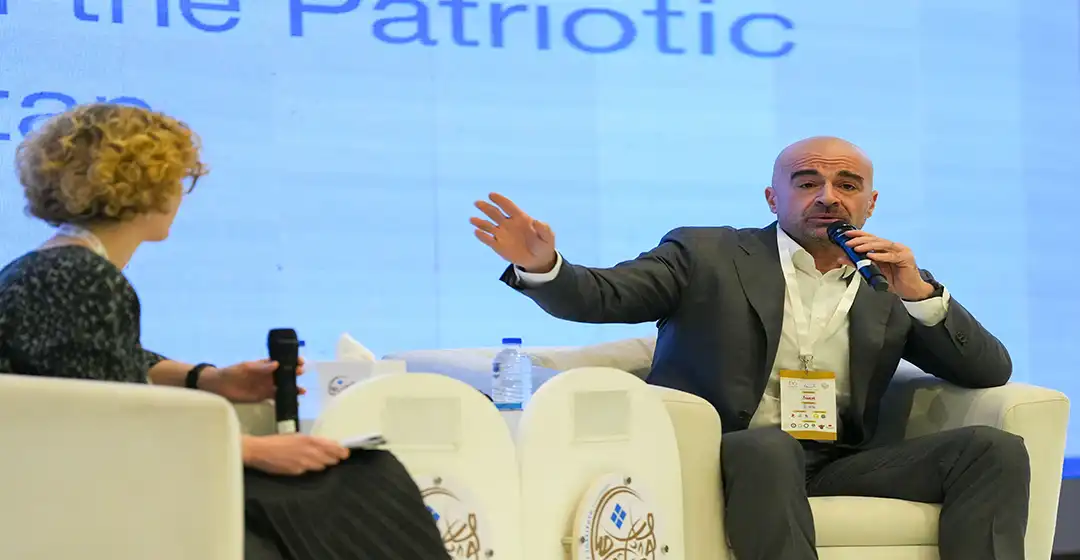 حوار  مع السيد بافل طالباني في حوار بغداد الدولي السابع