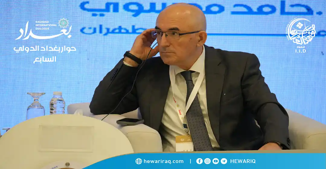 مشاركة لطف الدين خوجايف في اليوم الثاني لفعاليات حوار بغداد الدولي السابع